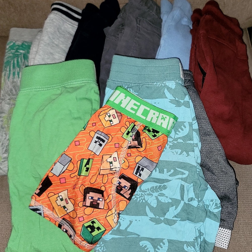 Bundle of Boys Long Pants and Shorts Size 4 / 10pc set